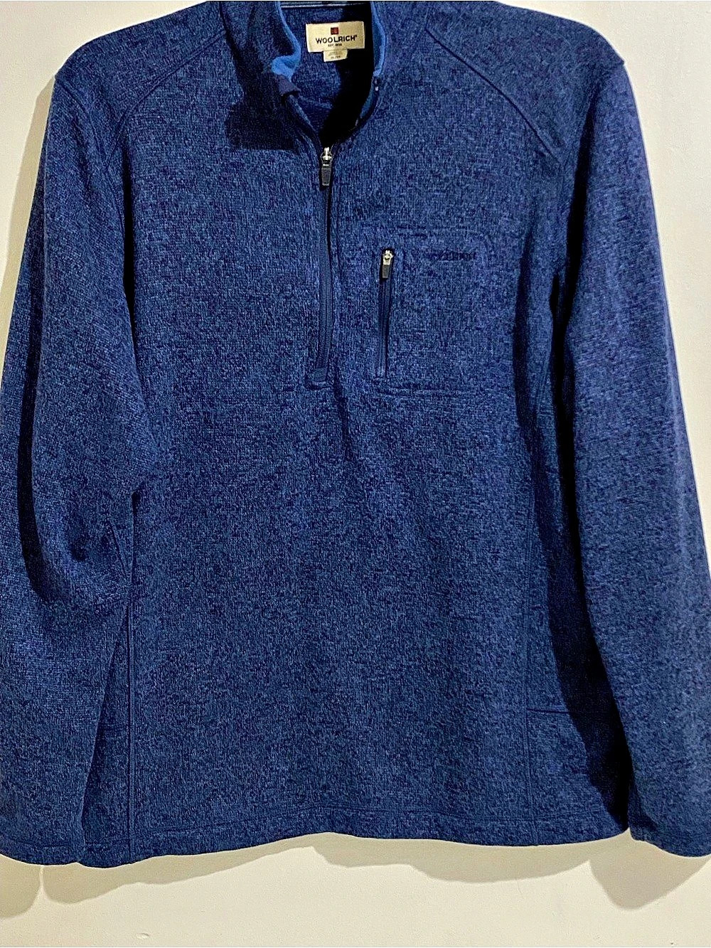 Woolrich Men's Blue Fleece Pullover Size XL Like New